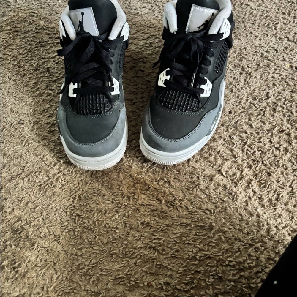 Jordan Black and White Sneakers